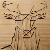 Deer Bambū Geometric